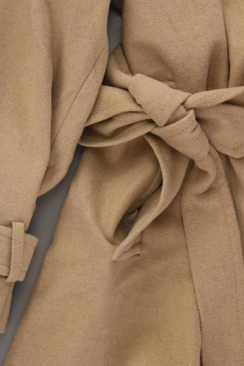 Topshop Wintermantel Gr. 40/42 braun aus Polyester