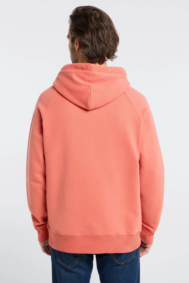 Elbsand Men Hoodie Kare brick red