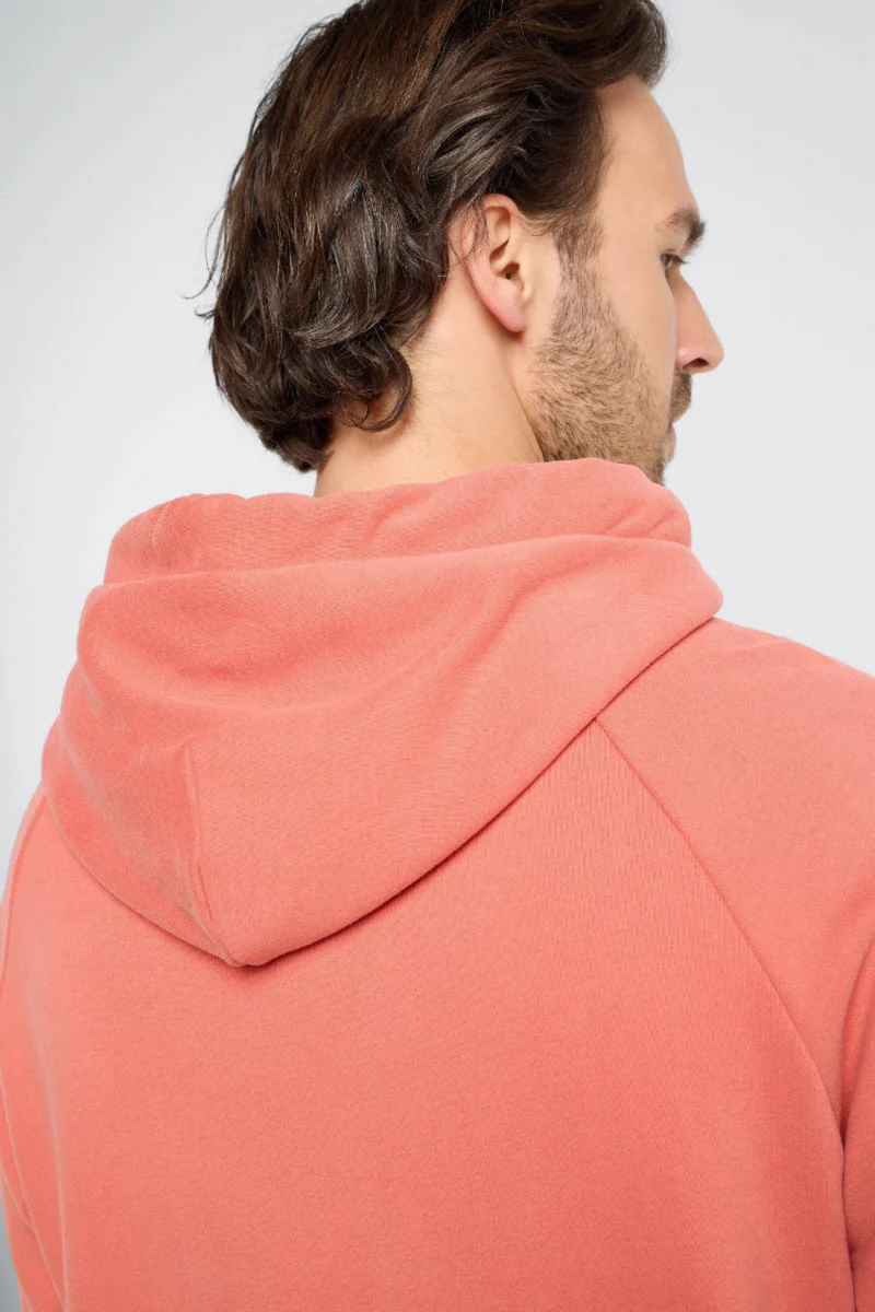 Elbsand Men Hoodie Kare brick red