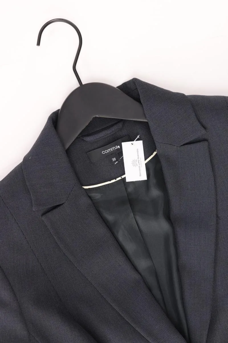 comma, Regular Blazer Gr. 38 neuwertig blau aus Polyester