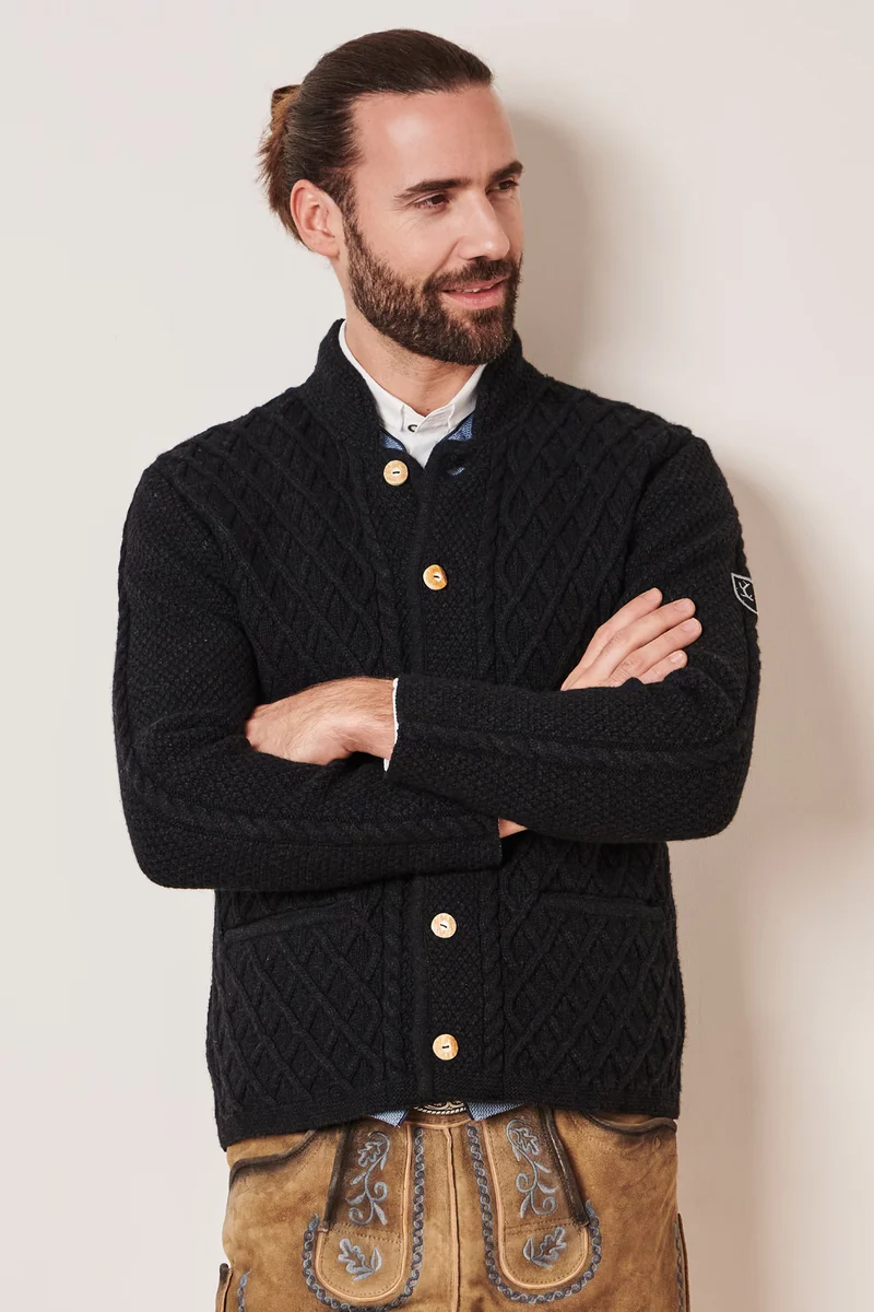 Herren Jacke - JONATHAN - Krüger Buam - 971165-000-0004 - Strickjacke - Trachtenjacke