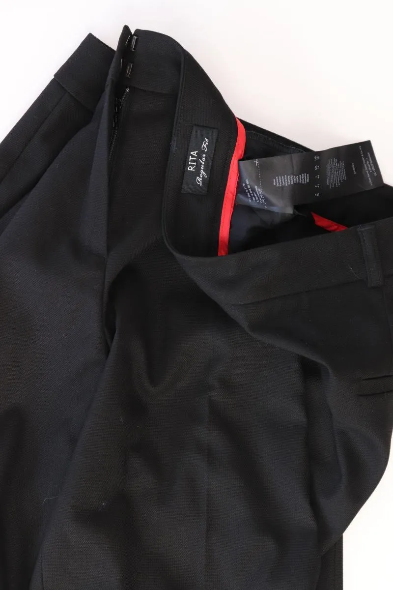 s.Oliver Black Label Anzughose Gr. 40 schwarz aus Polyester