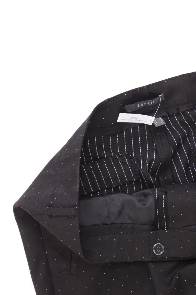 Esprit Anzughose Gr. 40 schwarz aus Polyester