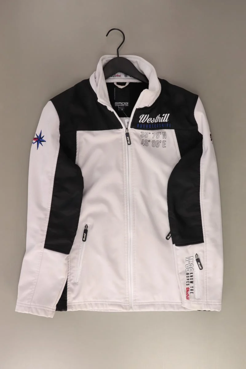 Smog Jacke für Herren Gr. M weiß aus Polyester