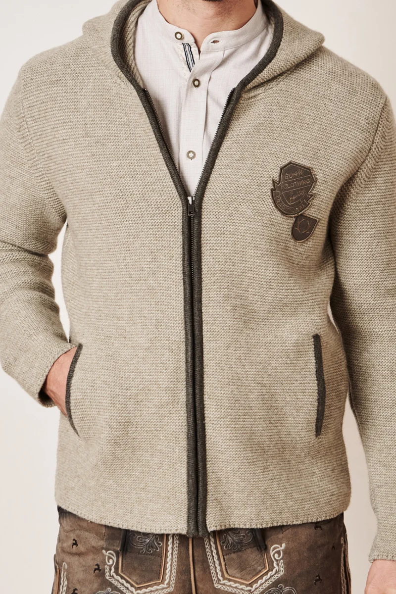 Herren Jacke - BASTIAN % - Krüger Buam - 097720-000-0023 - Strickjacke - Trachtenjacke