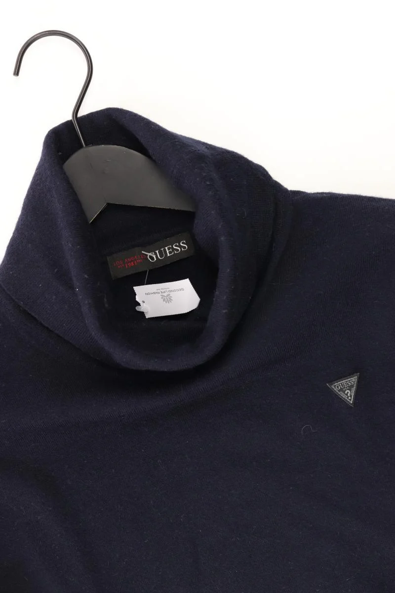 Guess Rollkragenpullover für Herren Gr. S blau aus Polyacryl
