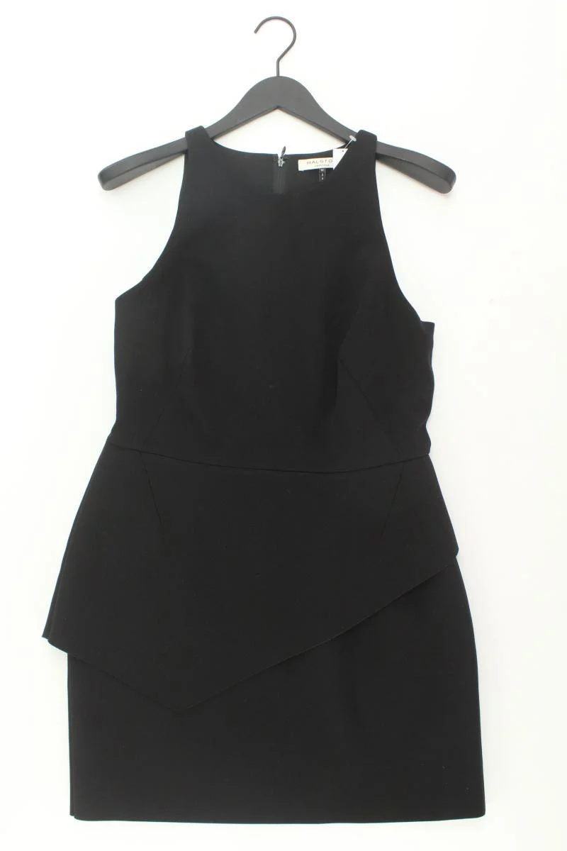 Halston Bleistiftkleid Gr. UK 12 (M) Ärmellos schwarz aus Polyester