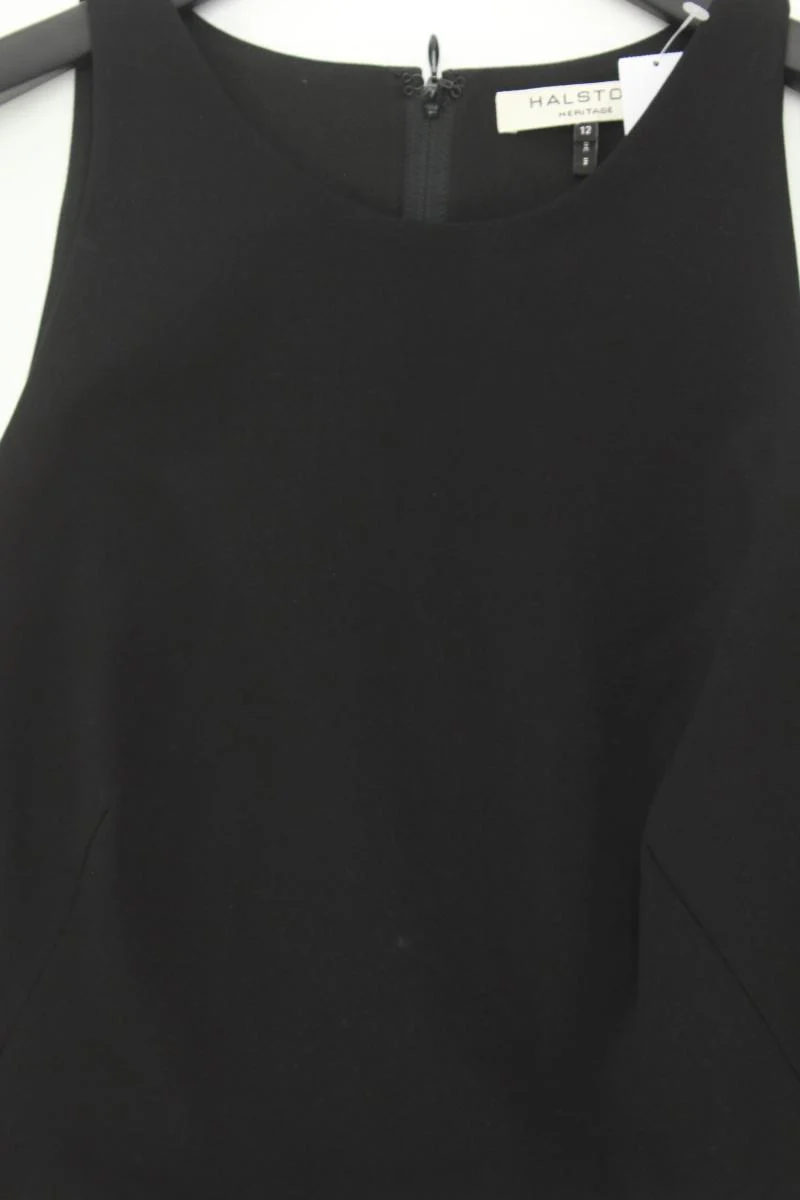 Halston Bleistiftkleid Gr. UK 12 (M) Ärmellos schwarz aus Polyester