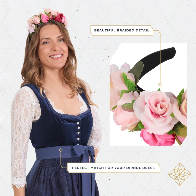 Floral Headband Rose