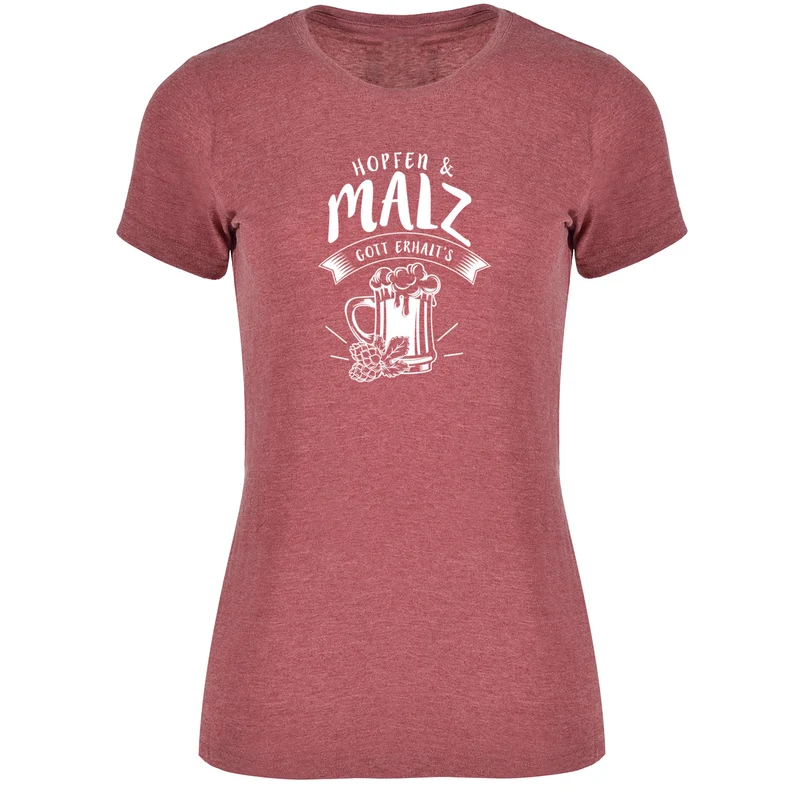 Hopfen und Malz Damen T-shirt
