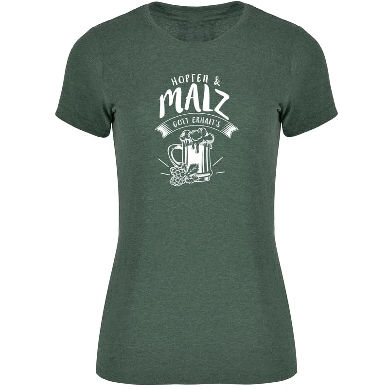 Hopfen und Malz Damen T-shirt