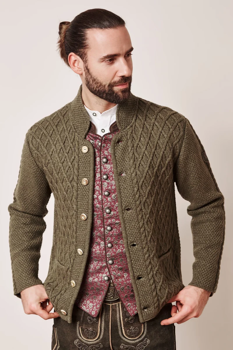 Herren Jacke - JONATHAN - Krüger Buam - 971165-000-0057 - Strickjacke - Trachtenjacke