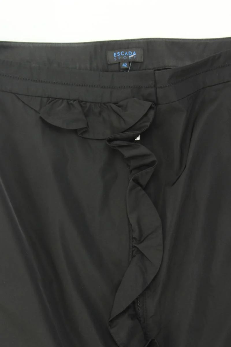 Escada Sport Midirock Gr. 42 neuwertig schwarz aus Polyester