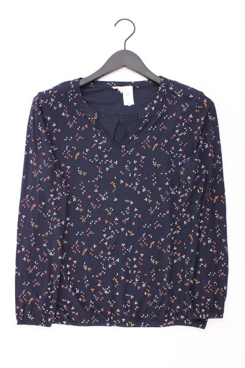 Esprit Printshirt Gr. S Langarm blau