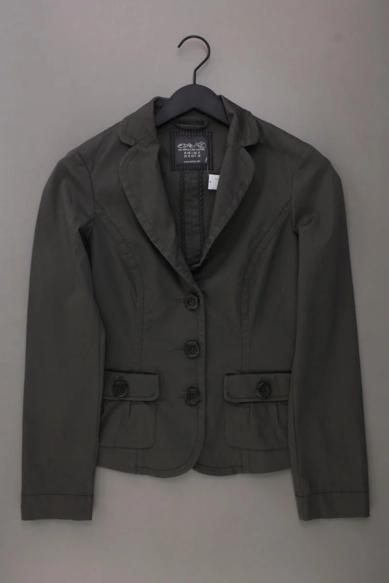 Esprit Classic Blazer Gr. 38 grau aus Baumwolle