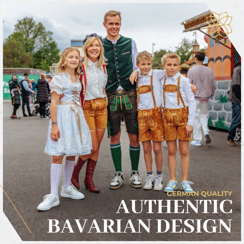Kids Lederhosen Light Brown
