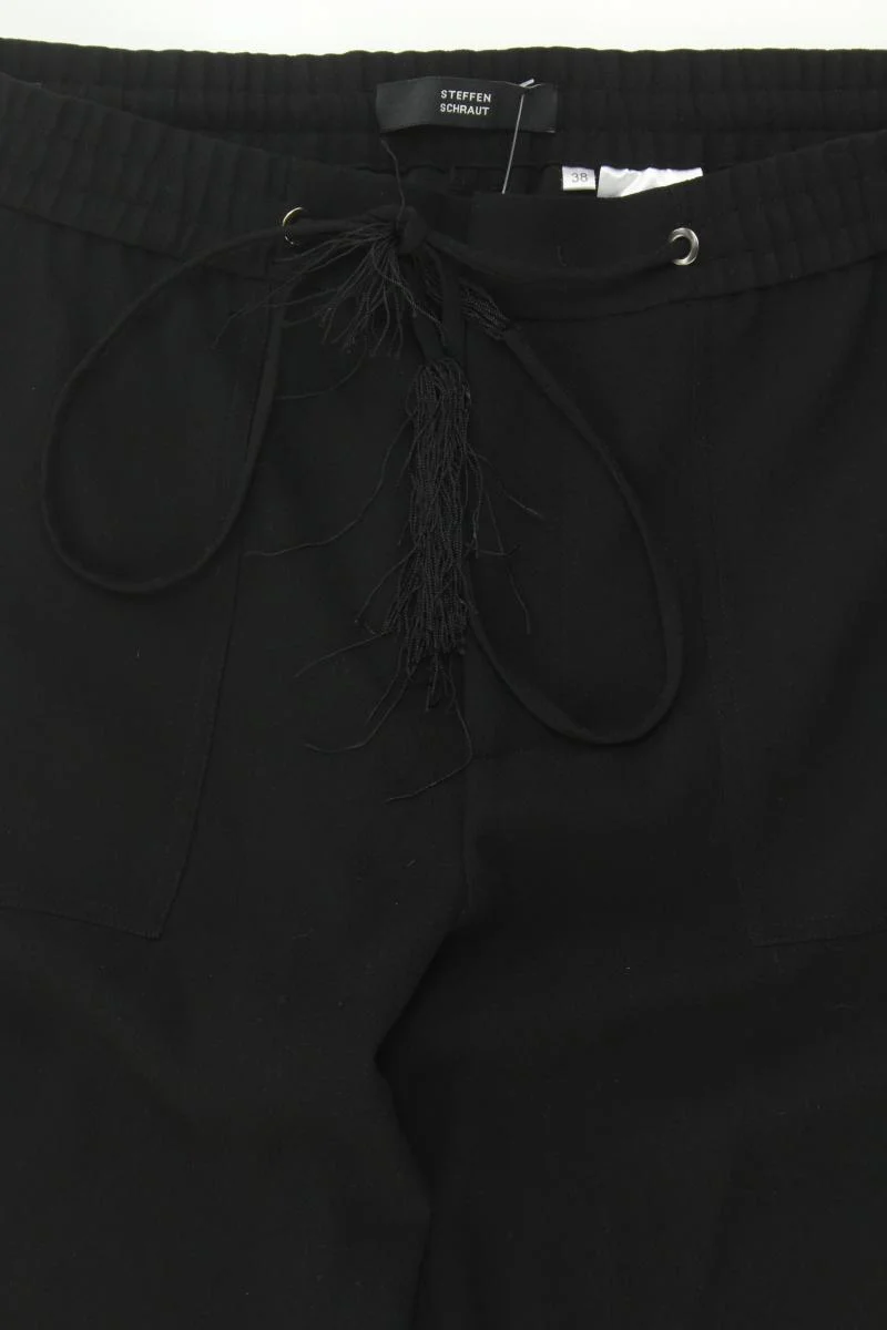 Steffen Schraut Hose Gr. 38 neuwertig schwarz aus Polyester