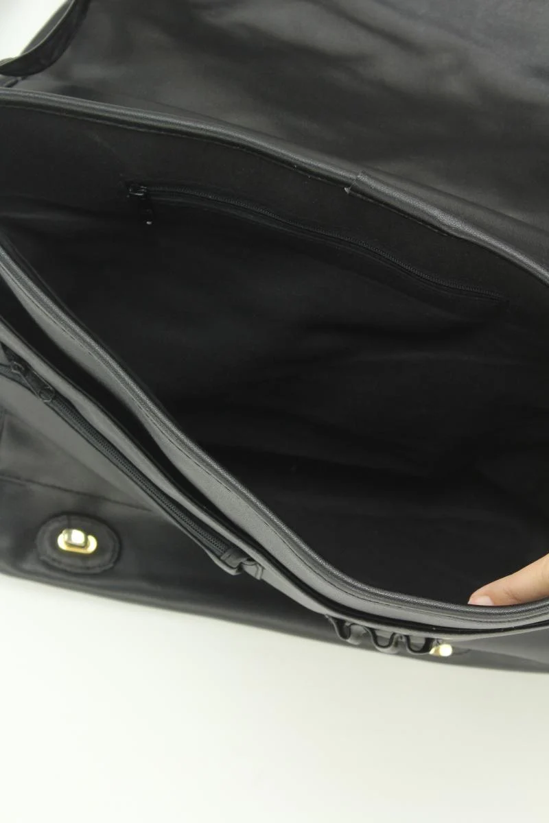 Riccardo Ferducci Umhängetasche Vintage schwarz