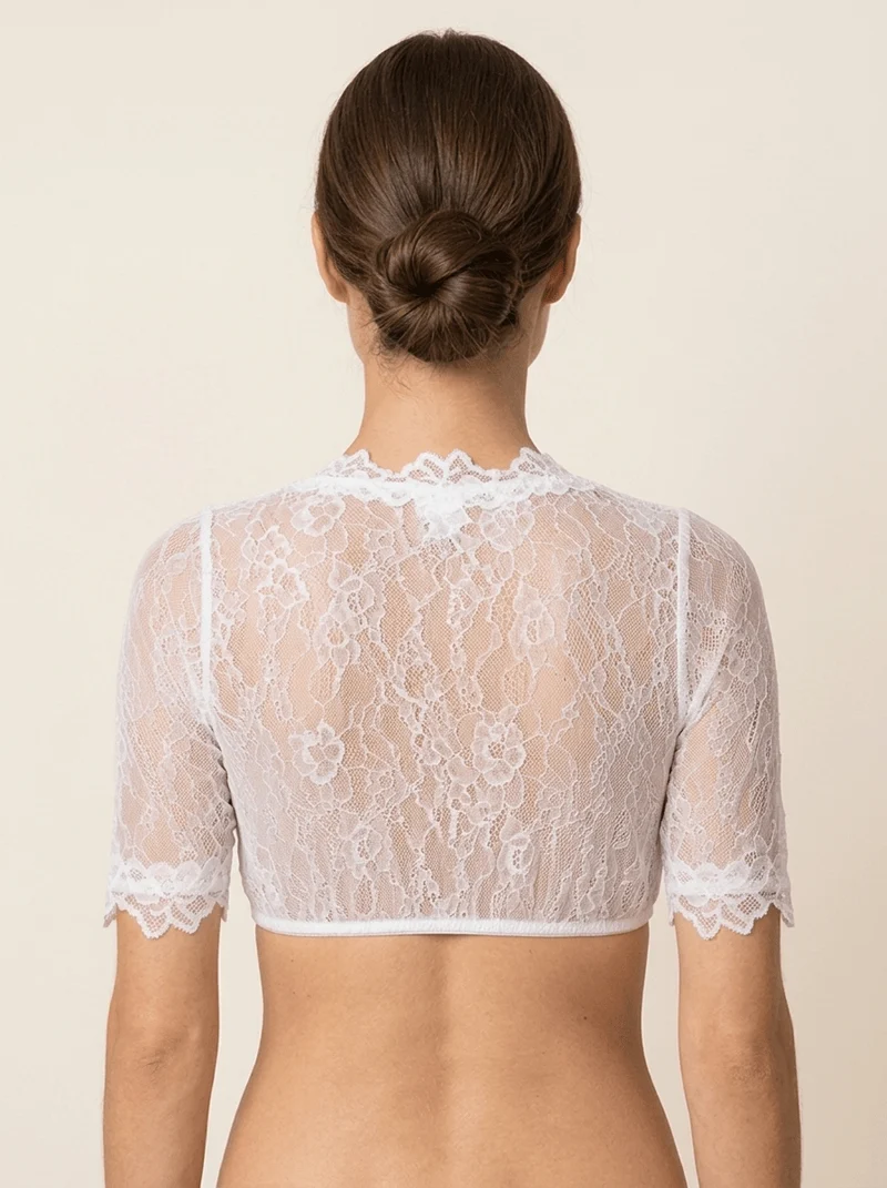 Dirndlbluse Valentina weiß