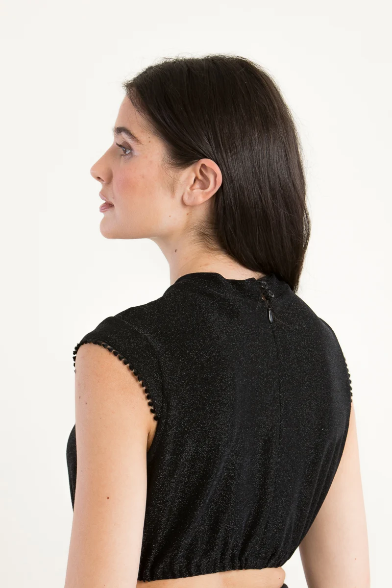 Kinga Mathe Dirndlbluse Heidi schwarz