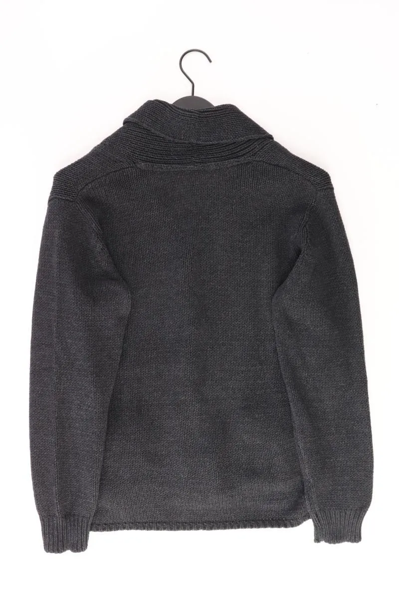 Brax Strickjacke Gr. 46 Langarm grau aus Baumwolle