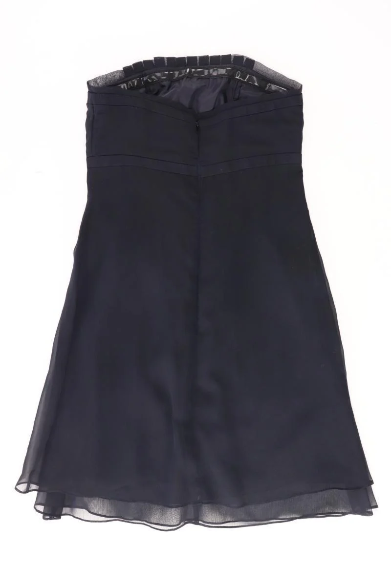 Marie Blanc Bandeaukleid Gr. 38 Ärmellos schwarz aus Polyester
