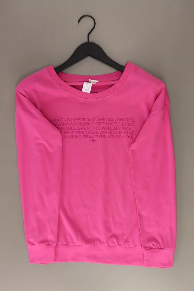 Kangaroos Longsleeve-Shirt Gr. 32/34 Langarm pink aus Baumwolle