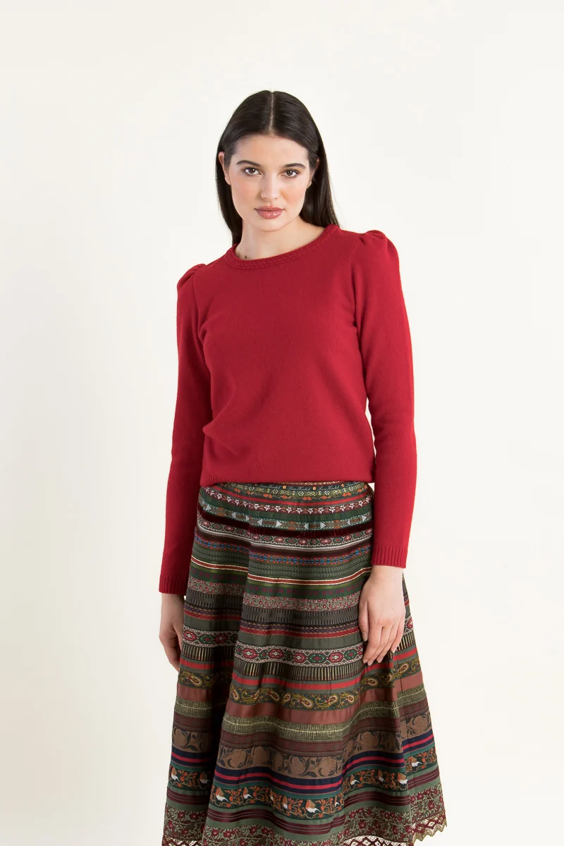 Astrifa Pullover Heugraben rot