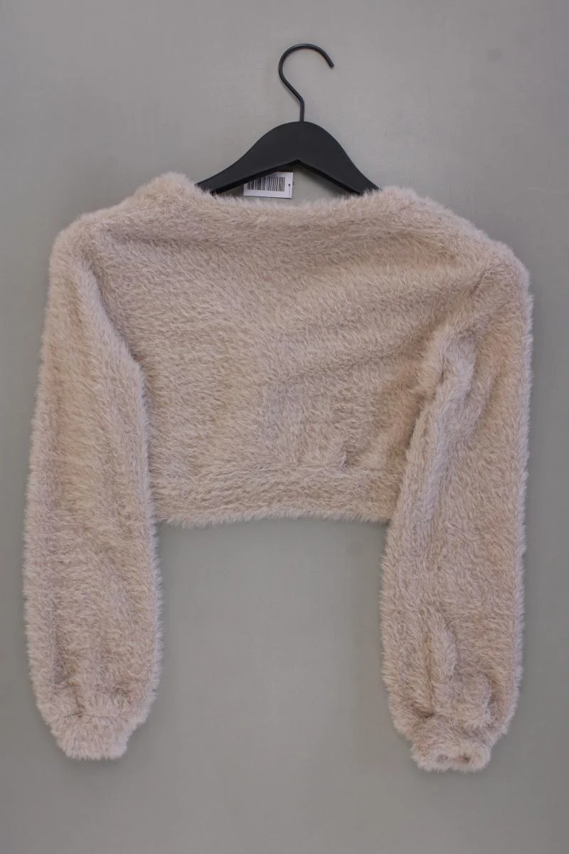 Bershka Strickjacke Gr. S Langarm creme