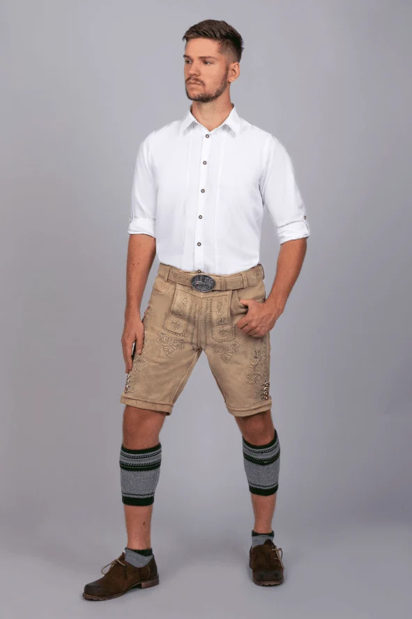 Lederhose Adam kurz