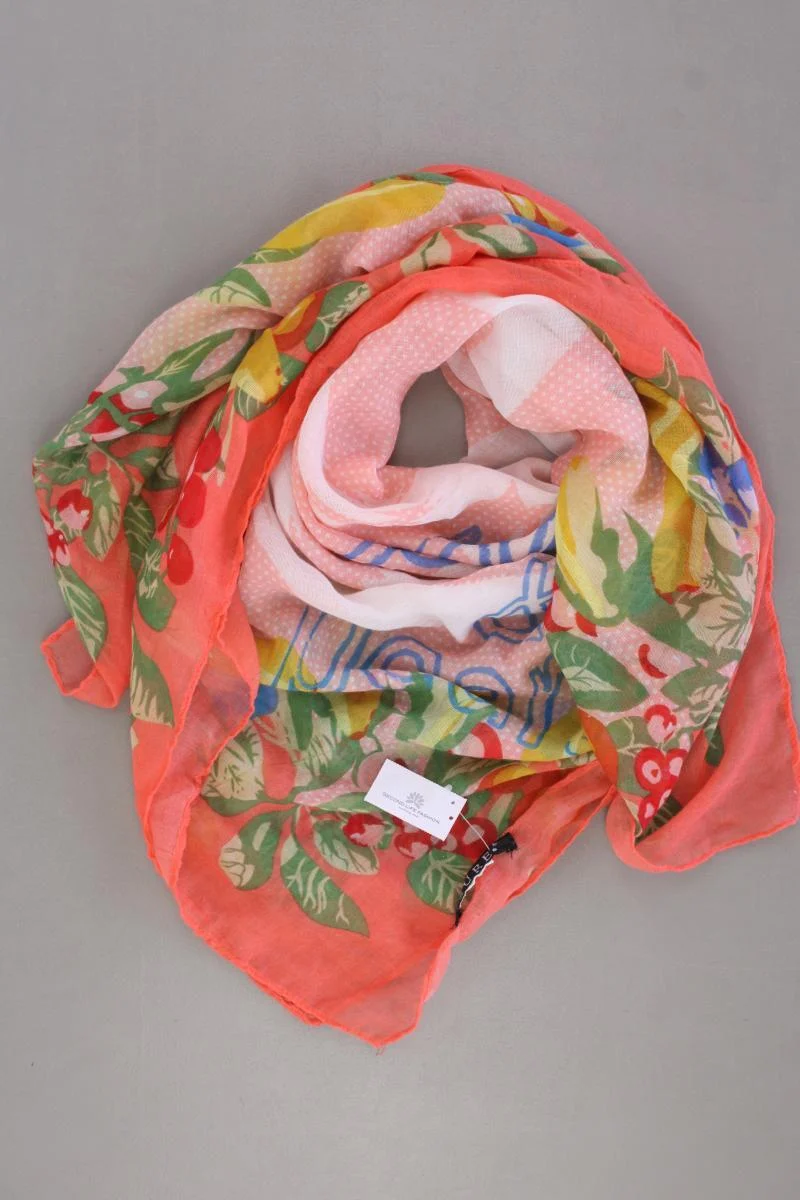 Sure Tuch mit Peace Muster orange