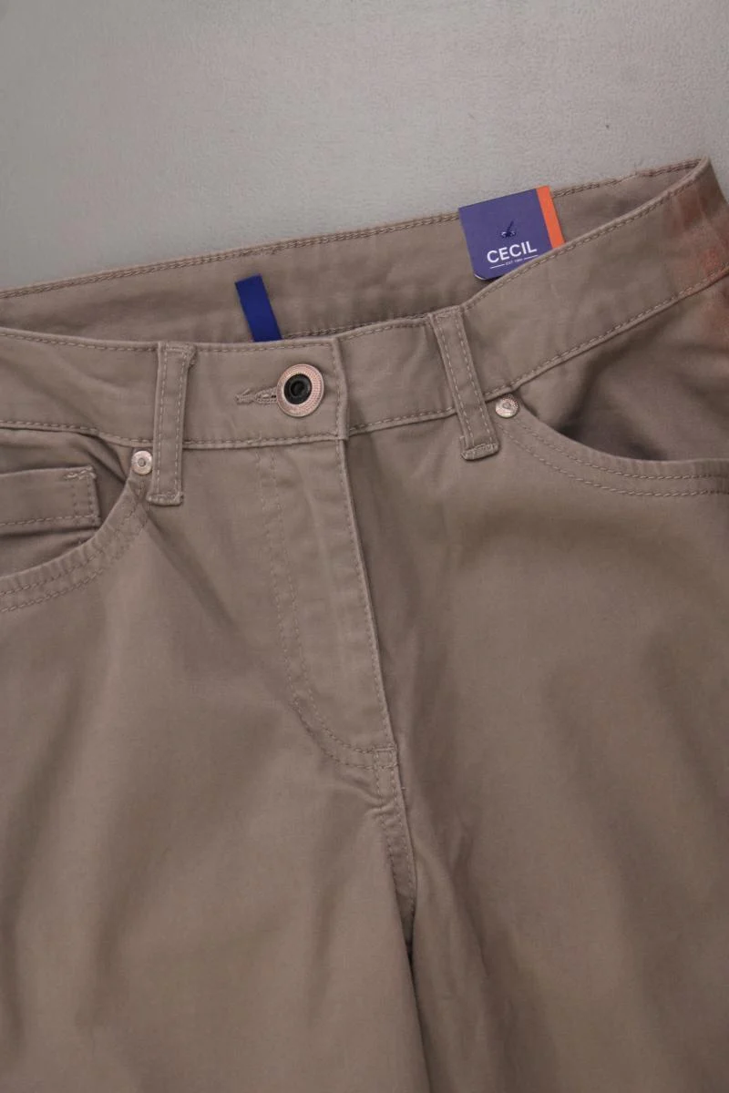 Cecil Five-Pocket-Hose Gr. W27/L30 neu mit Etikett braun aus Baumwolle
