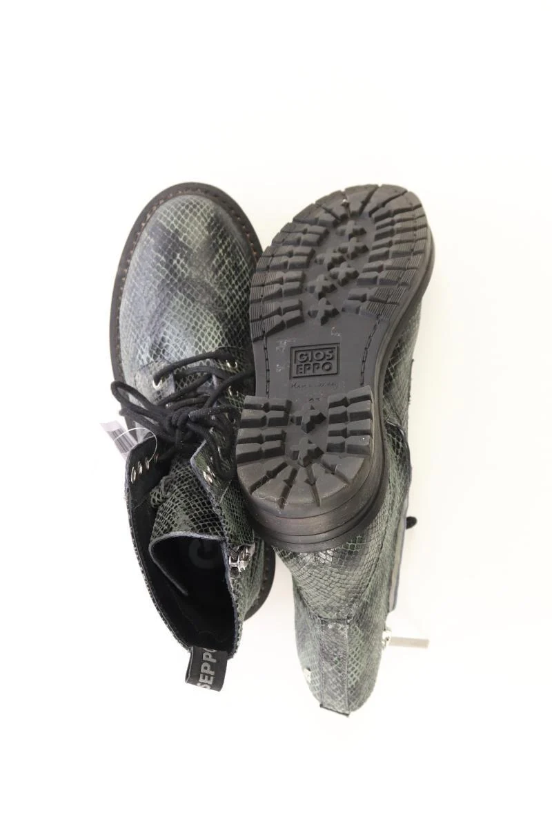 Gioseppo Stiefeletten Gr. 37 grün aus Leder