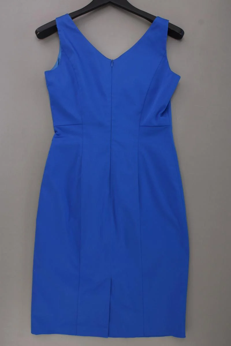 Apanage Abendkleid Gr. 36 Träger blau aus Baumwolle