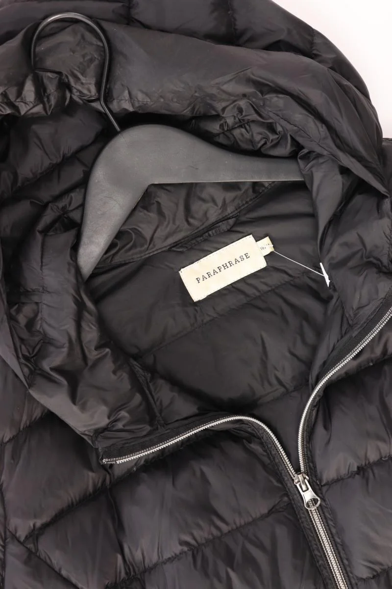 Paraphrase Daunenmantel Gr. 44 schwarz aus Nylon