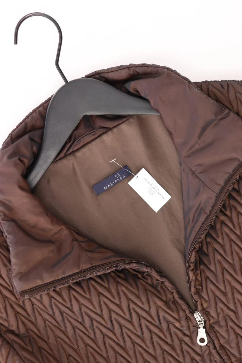 Mariposa Übergangsjacke Gr. 42 braun aus Polyester
