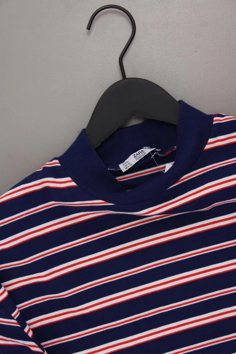 Zara Ringelshirt Gr. M gestreift Kurzarm blau