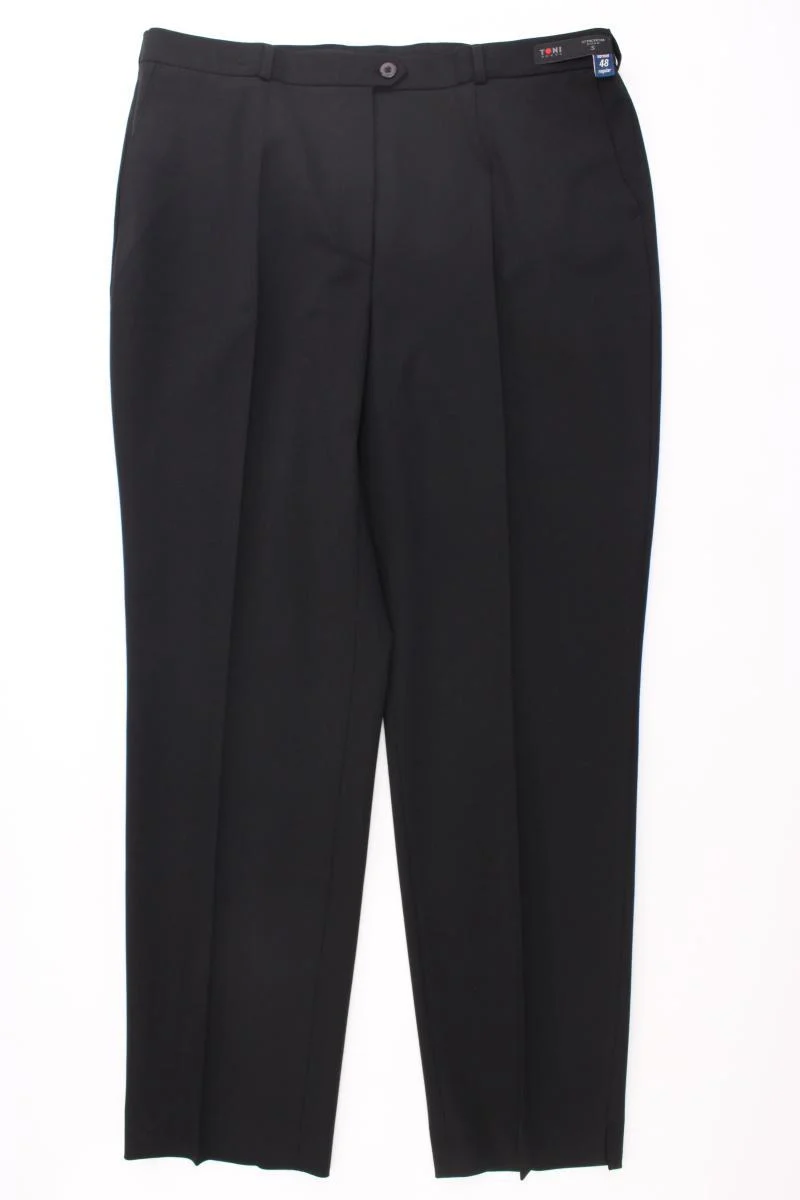 TONI Anzughose Gr. 48 schwarz aus Polyester