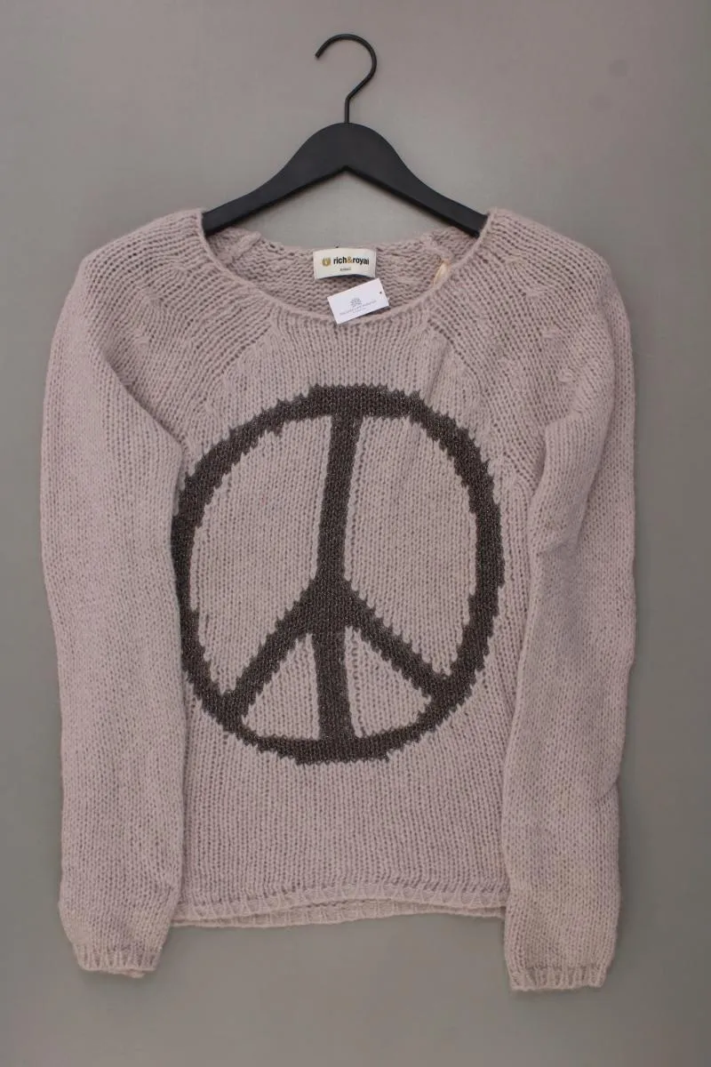 Rich&Royal Grobstrickpullover Gr. XS creme aus Polyamid