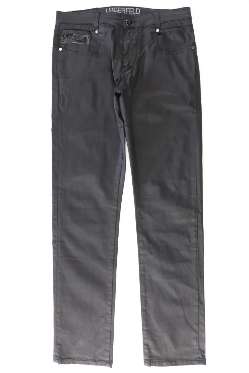 Lagerfeld Five-Pocket-Hose für Herren Gr. W31/L34 schwarz aus Baumwolle