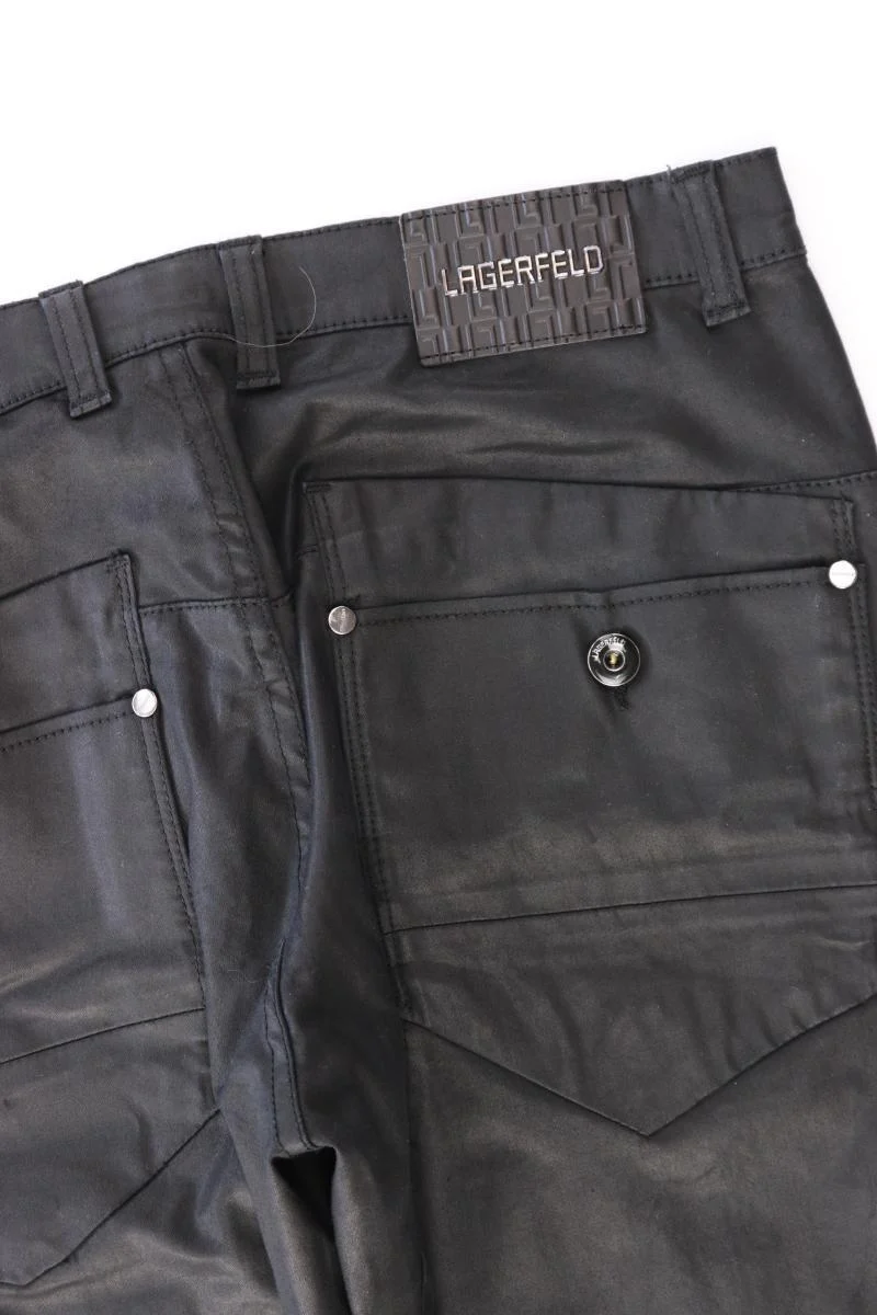 Lagerfeld Five-Pocket-Hose für Herren Gr. W31/L34 schwarz aus Baumwolle
