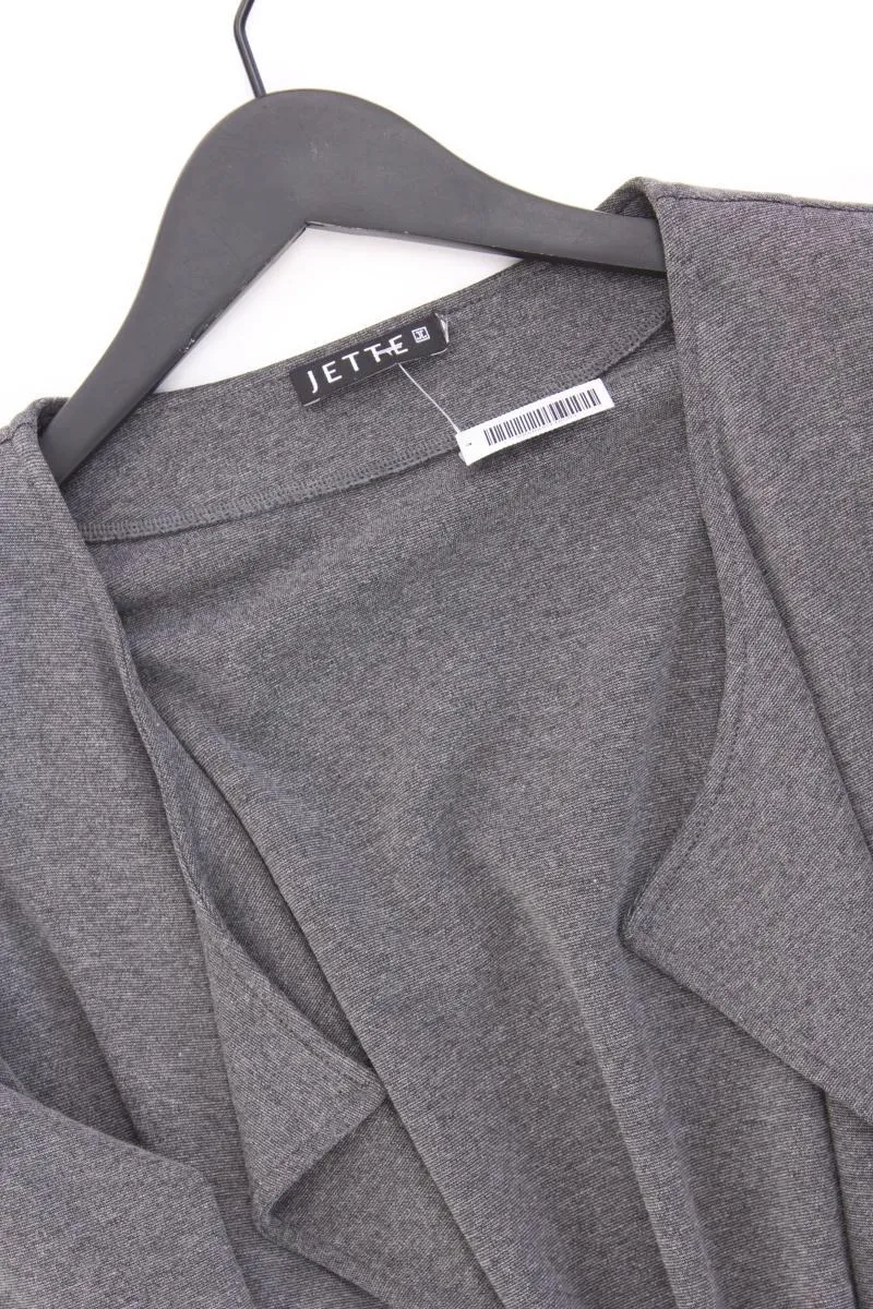 Jette Strickjacke Gr. OneSize Langarm grau aus Viskose