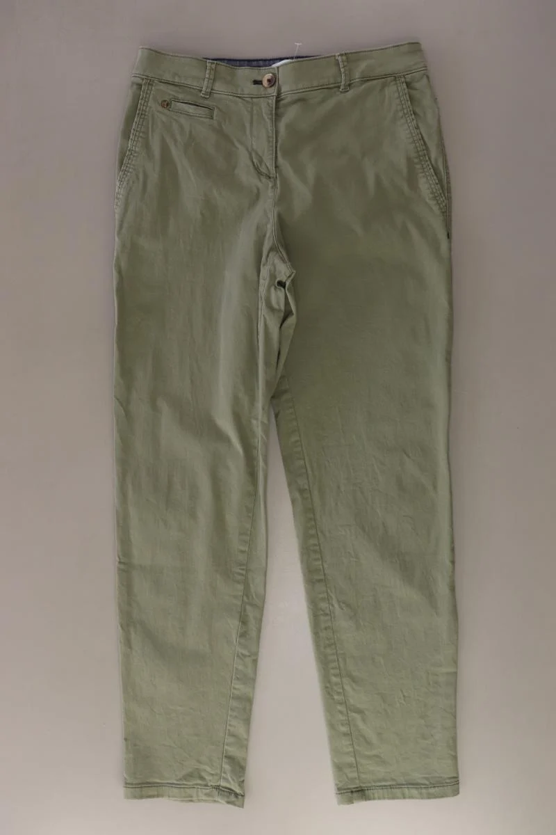 Christian Berg Chinohose Gr. 34 olivgrün aus Baumwolle
