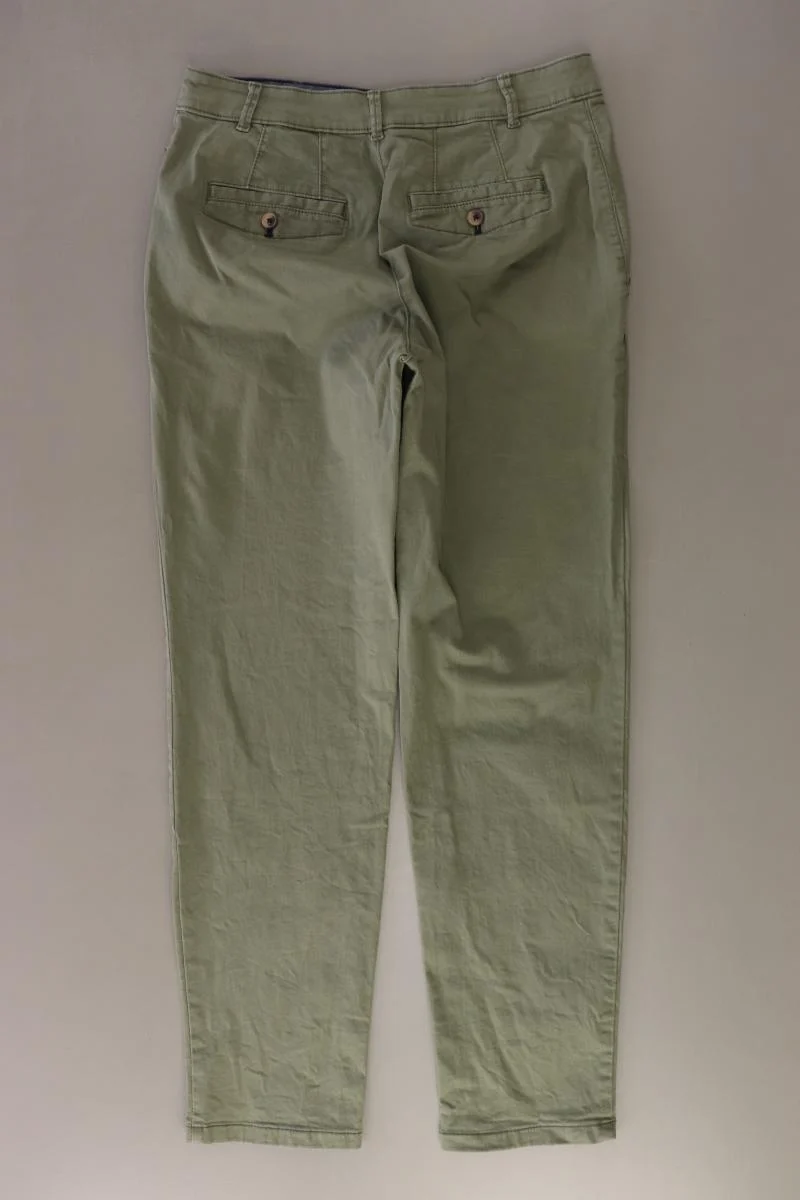 Christian Berg Chinohose Gr. 34 olivgrün aus Baumwolle