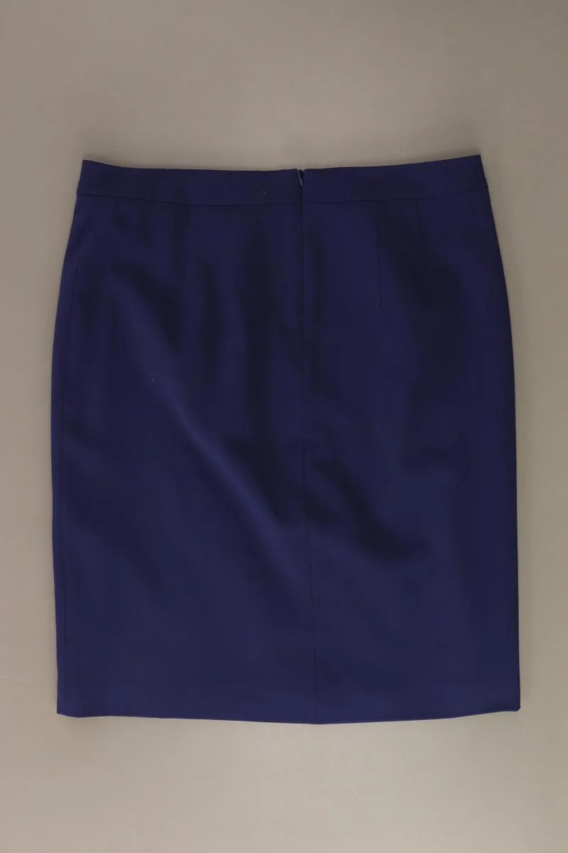 Heine Bleistiftrock Gr. 38 blau aus Polyester