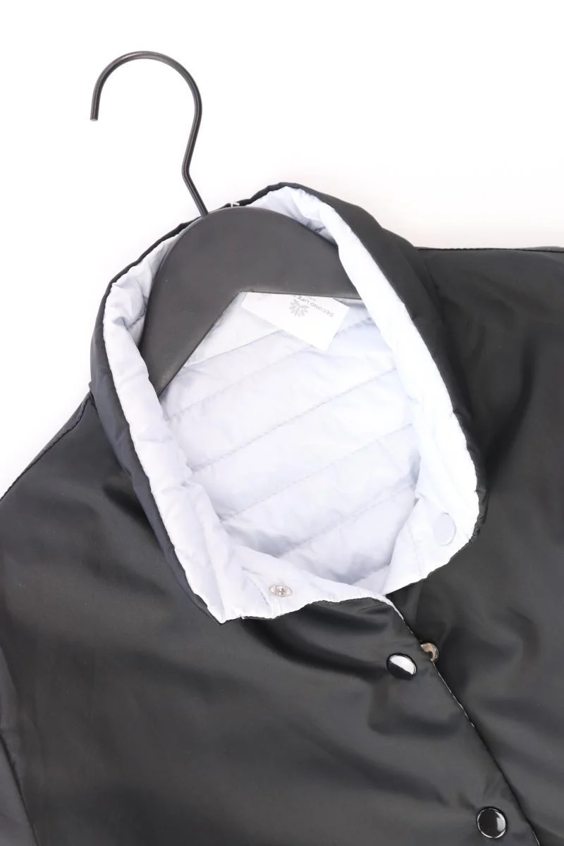 Wendejacke Gr. 48 schwarz aus Polyester