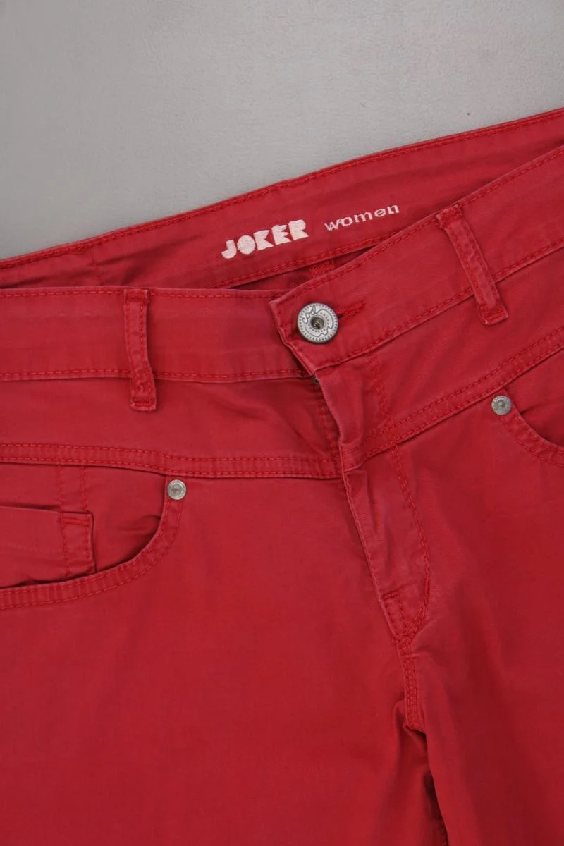 Joker 7/8 Hose Gr. W30 rot aus Baumwolle