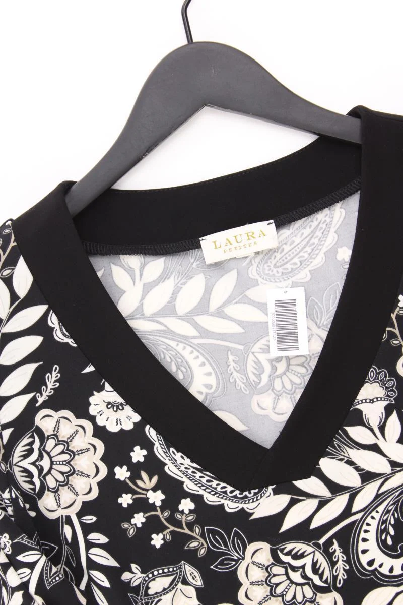 Laura Fetites Kleid Gr. L mit Paisleymuster 3/4 Ärmel schwarz