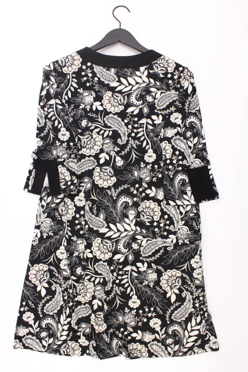 Laura Fetites Kleid Gr. L mit Paisleymuster 3/4 Ärmel schwarz