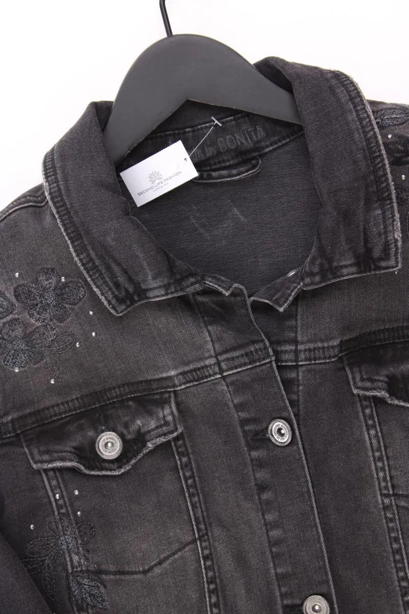 Bonita Jeansjacke Gr. 42 grau aus Baumwolle